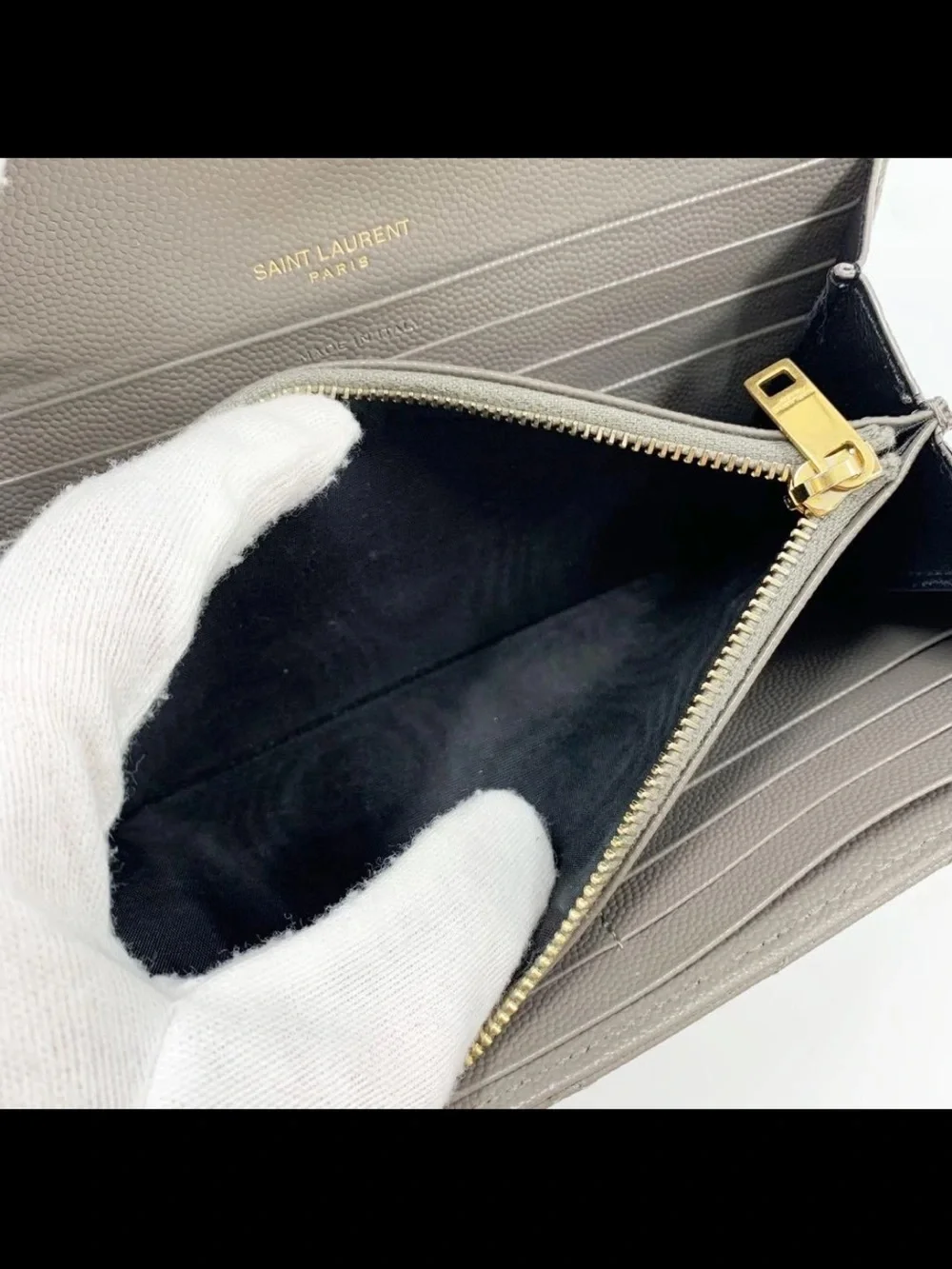 Saint Laurent chevron quilted